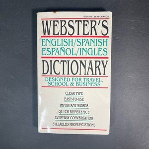 Webster’s English/Spanish Dictionary